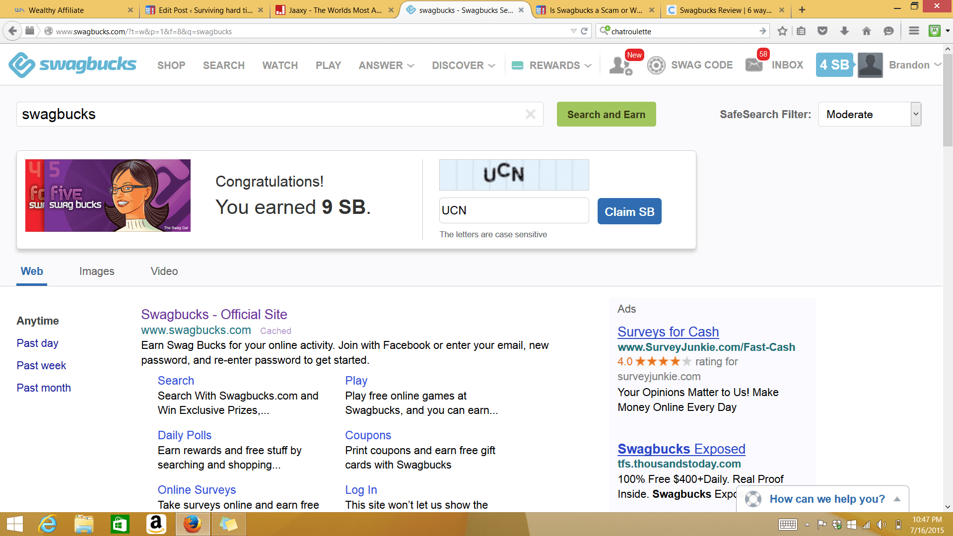 Is Swagbucks A Scam Or Legit? Here\'s My Swagbucks Review