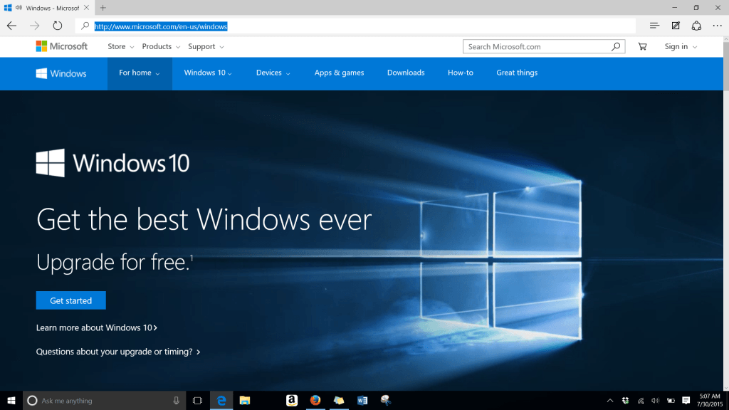 free microsoft edge download for windows 10