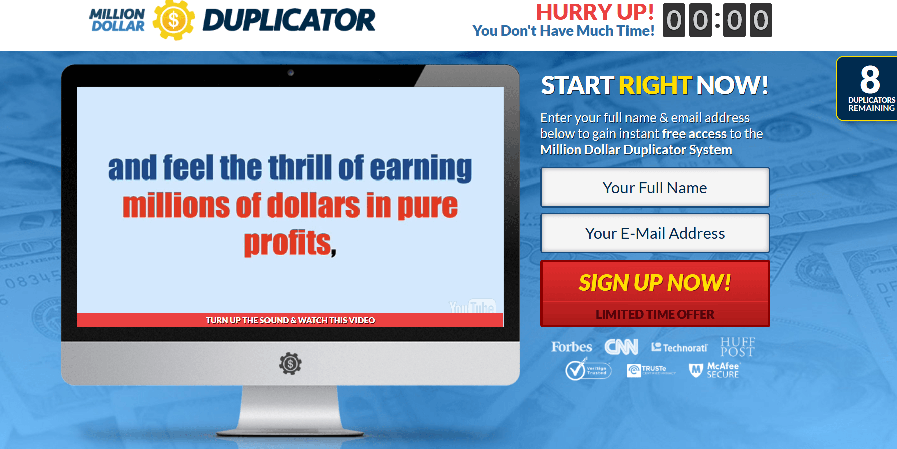 Million Dollar Duplicator is a scam