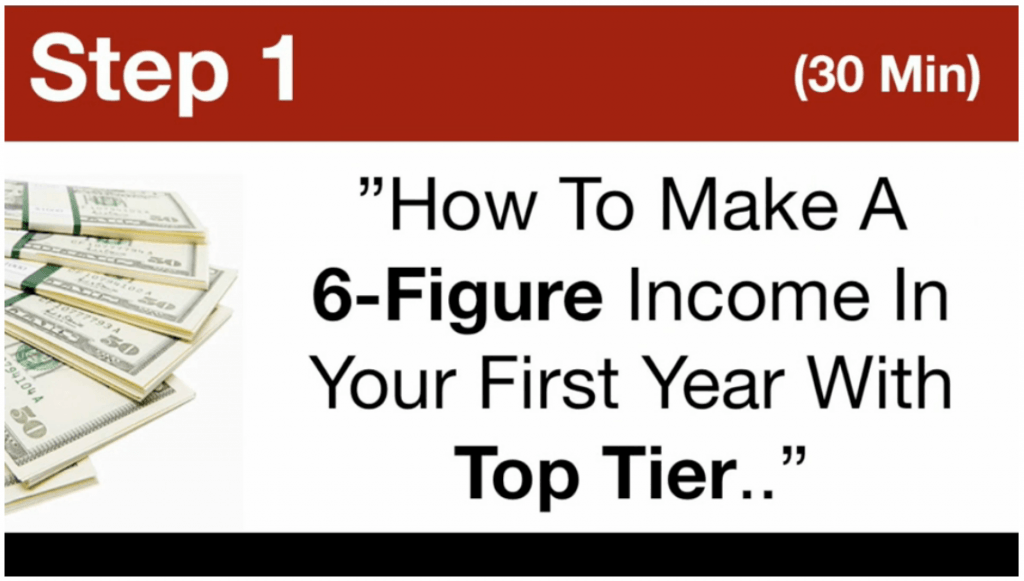 MTTB- How To Make 6 Figures In Your First Year With Top Tier