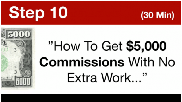 My online business education- How To Get $5,000 Commissions With No Extra Work
