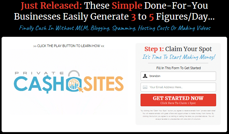 private cash sites is a scam