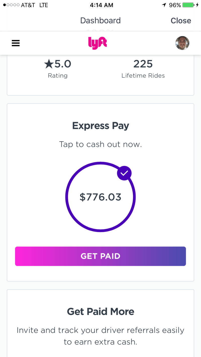 How much money can you earn driving for Lyft